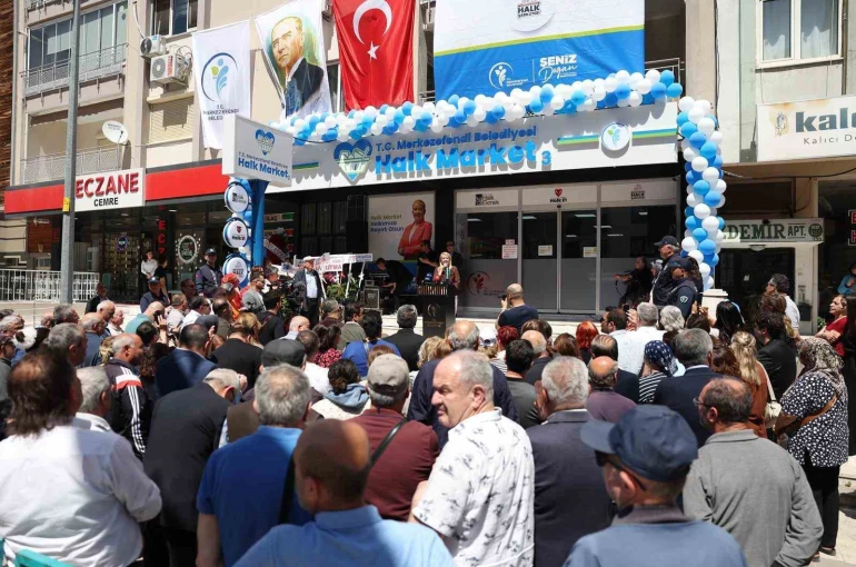 Merkezefendi Halk Market’in 3. şubesi hizmete açıldı