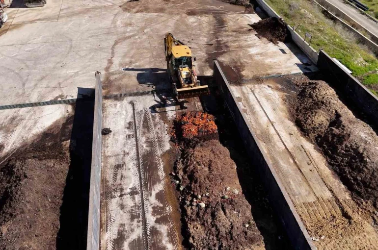 Mersin’de 835 ton organik atık komposta dönüştürüldü