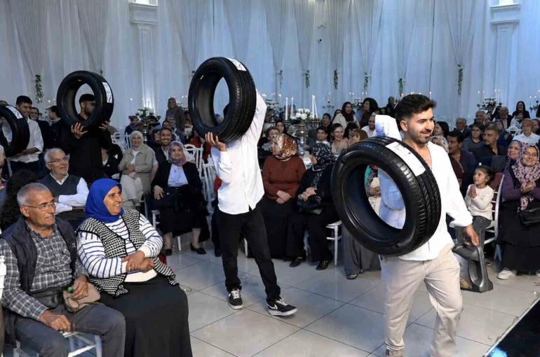 Mersin’de damada lastik ve motor yağı taktılar