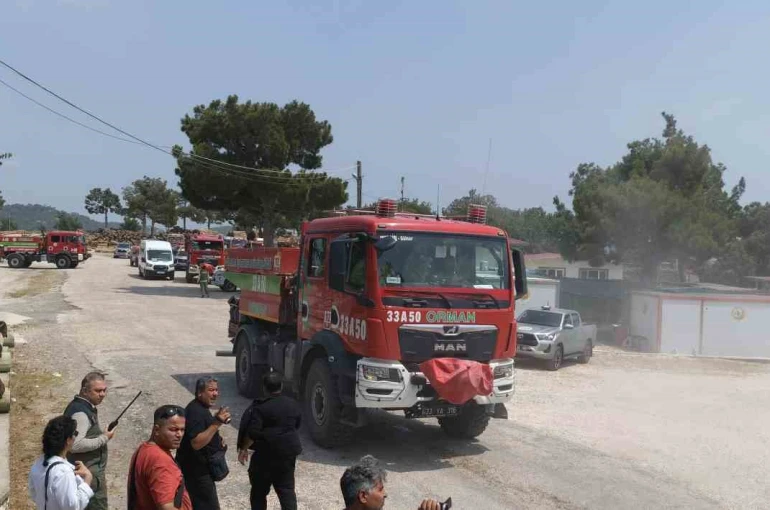Mersin’de gerçeğini aratmayan orman yangını tatbikatı