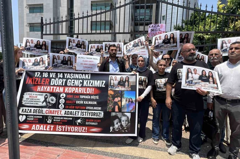 Mersin’de ikiz kardeşler ile iki kuzenin öldüğü kazanın sanığı hakim karşısına çıktı