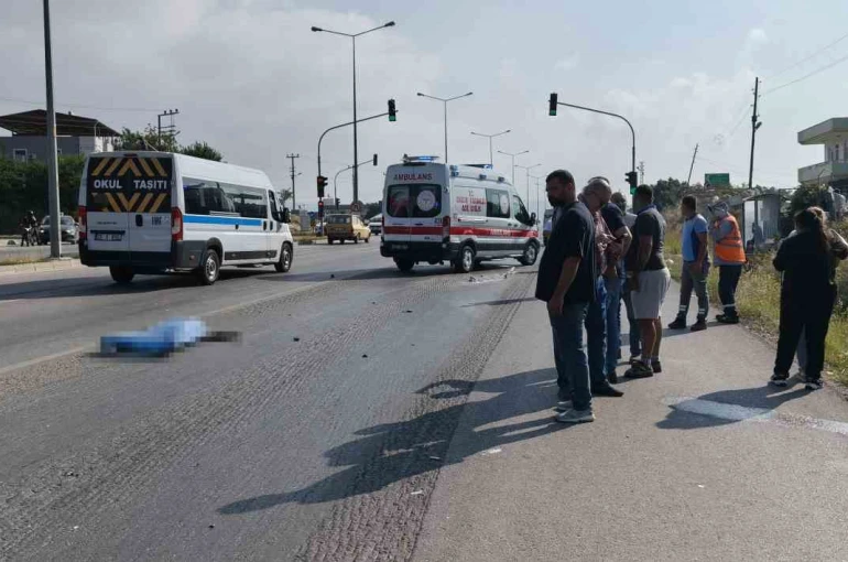 Mersin’de trafik kazası: 1 ölü, 1 yaralı 