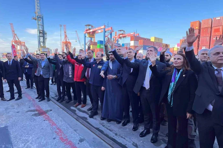 Mersin’den Sudan’a 6. İyilik Gemisi uğurlandı