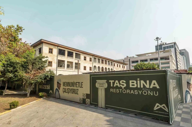 Mersin’in tarihi Taş Binası Kent Müzesine dönüşüyor