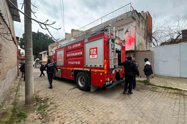 Metruk binada çıkan yangın, ekipleri harekete geçirdi