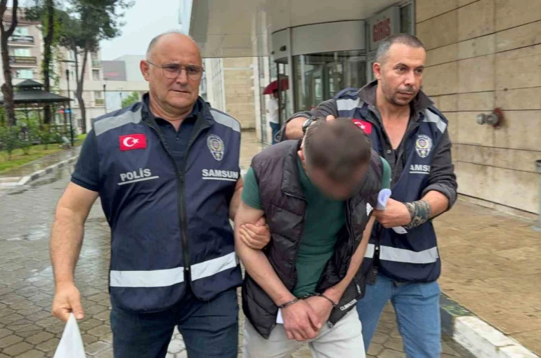 Mezarlıkta eşini darbeden koca tutuklandı