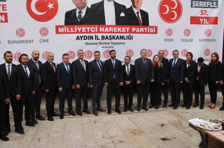 MHP Aydın’da yeni yönetim tanıtıldı