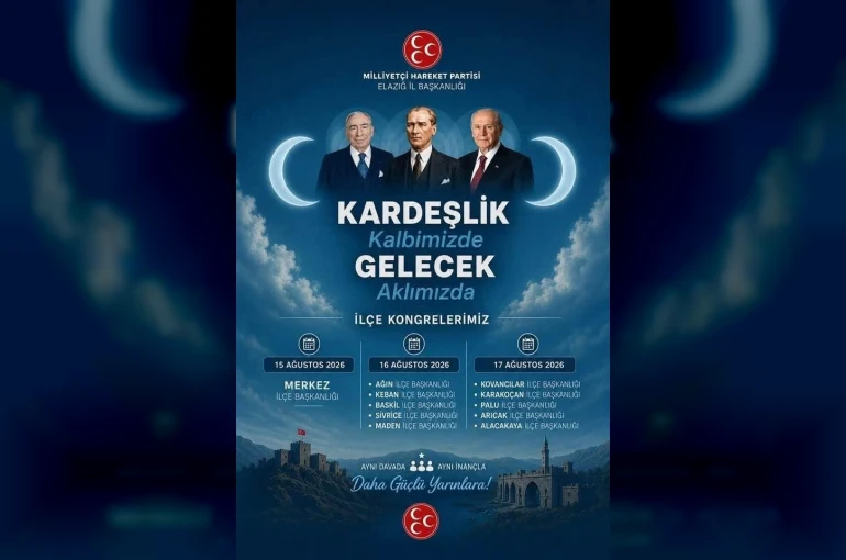 MHP Elazığ’da ilçe kongre takvimini duyurdu