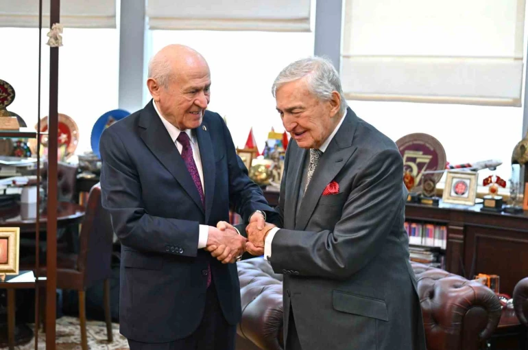 MHP Genel Başkanı Bahçeli, Rahmi Koç ve Ali Koç’u kabul etti