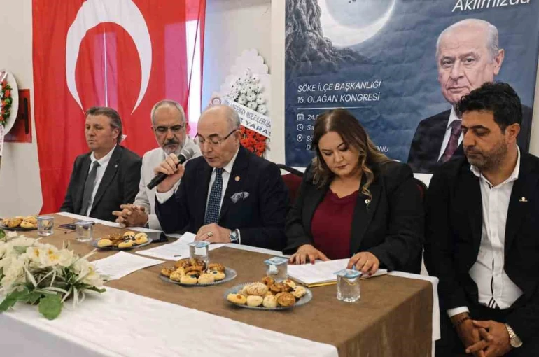 MHP Söke’de Onur Şahin dönemi başladı