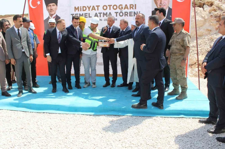 Midyat’ta modern otogarın temeli atıldı