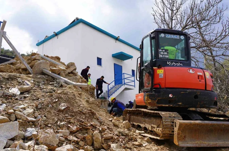 Milas Bafa Mahallesi’ndeki içme suyu deposu yenilendi
