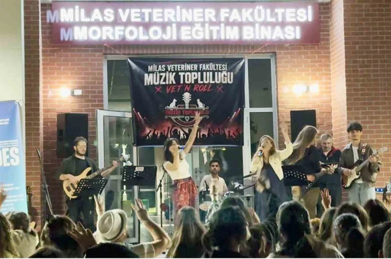 Milas Veterinerlik Fakültesi, müzik ve dayanışma şenliğine ev sahipliği yaptı