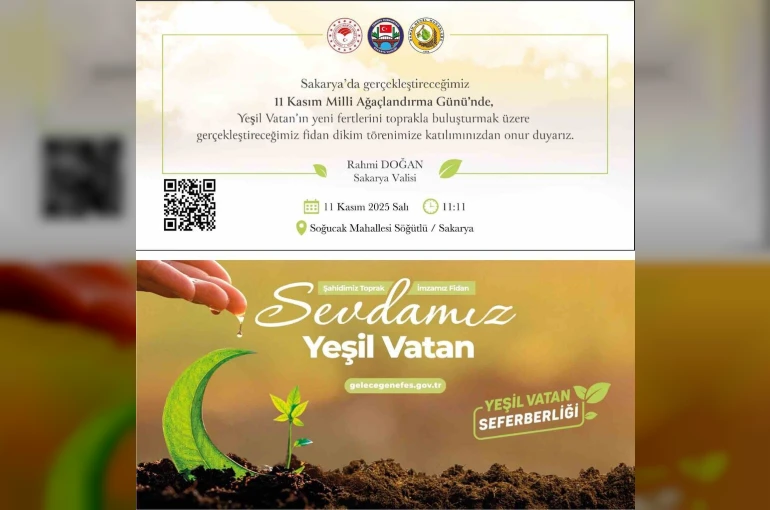 Milli Ağaçlandırma Günü’nde Sakarya’da binlerce fidan toprakla buluşacak