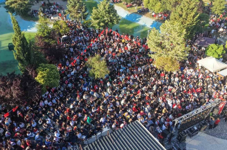 Milli maç heyecanı Edirne’de yaşandı