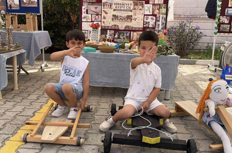 Minik ellerden Osmaniye’nin kültürel mirasına renkli dokunuş