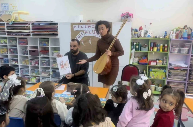 Minik yürekler dilin ve kültürün izinde