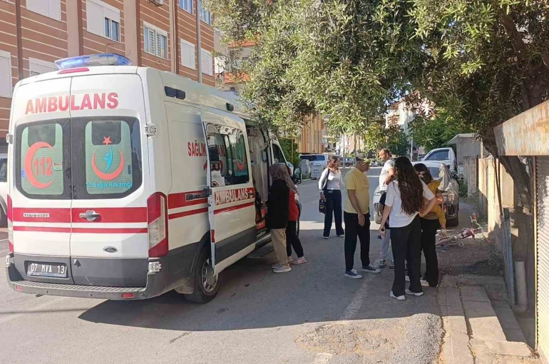 Motosikletle çarpışan 9 yaşındaki bisikletli yaralandı