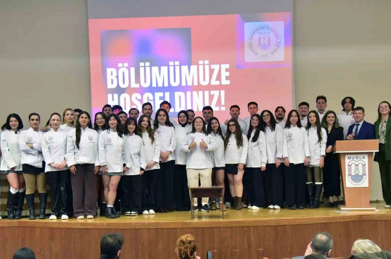 MSKÜ’de bir ilk: Gastronomi öğrencilerine aşçı ceketi giydirildi