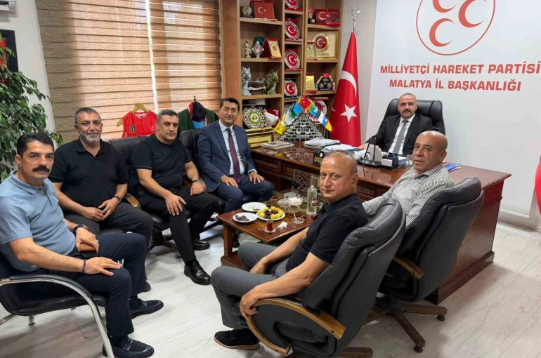 MTSO Başkan adayı Mahmut Boyraz’dan MHP teşkilatına hayırlı olsun ziyareti