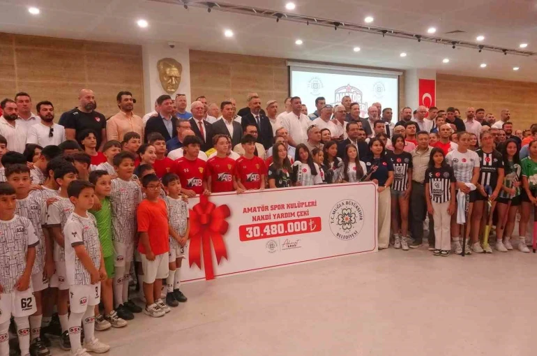 Muğla Büyükşehir Belediyesi’nden Amatör Spor Kulüpleri’ne destek