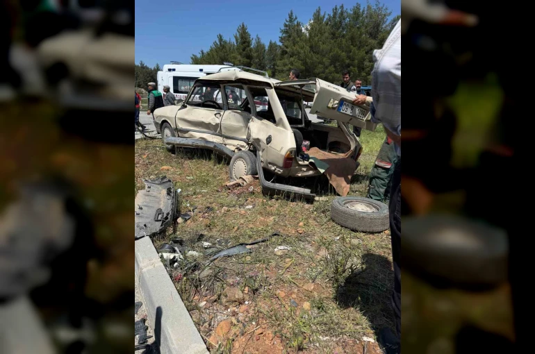 Muğla-Denizli yolunda feci kaza: 1 ölü, 1 yaralı