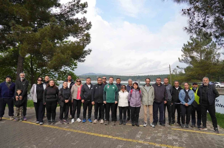 Muğla’da öğretmenler doğa yürüyüşünde buluştu