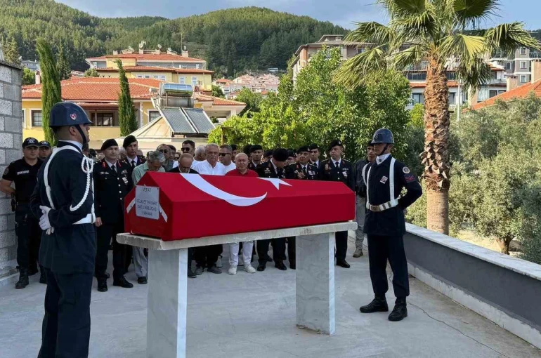 Muğla’da vefat eden gazi törenle son yolculuğuna uğurlandı