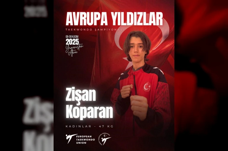 Muğla’nın taekwondocu Koparan Avrupa’da yarışacak