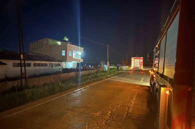 Muratlı’da baca yangını