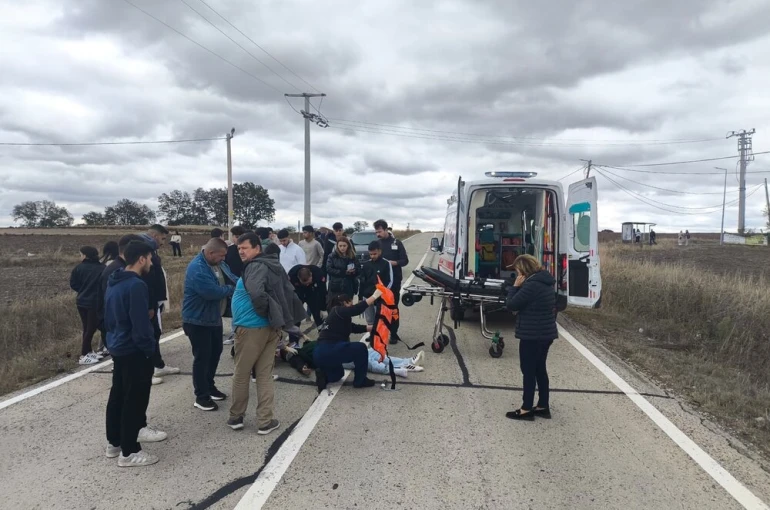 Muratlı’da trafik kazası: 1 yaralı