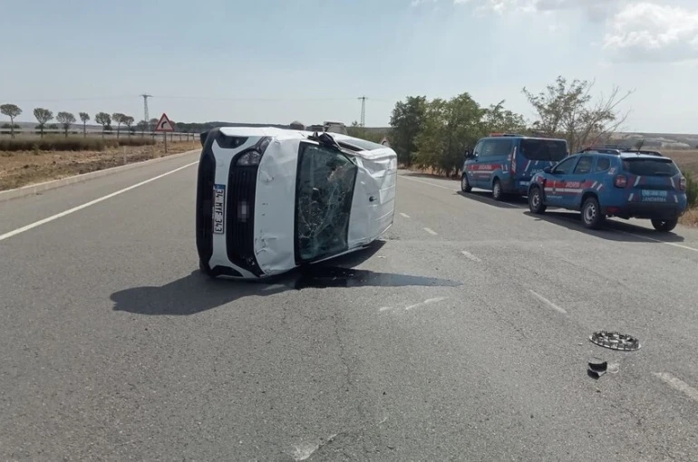 Muratlı’da trafik kazası: 2 yaralı