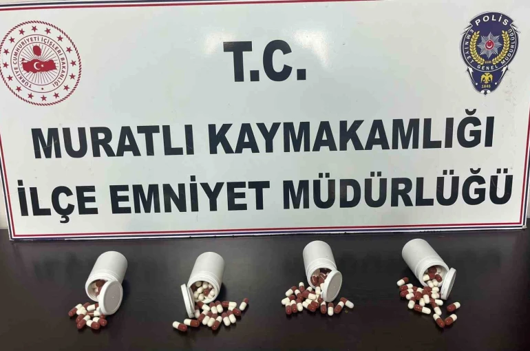 Muratlı’da uyuşturucu operasyonu: 210 sentetik hap ele geçirildi 
