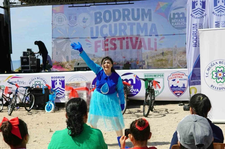 MUSKİ’den Bodrum Uçurtma Festivali’nde çocuklara su tasarrufu eğitimi