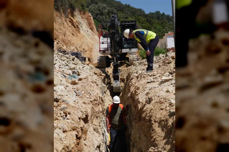 MUSKİ’den Gökova’da kanalizasyon ana şebeke hattı yapımı