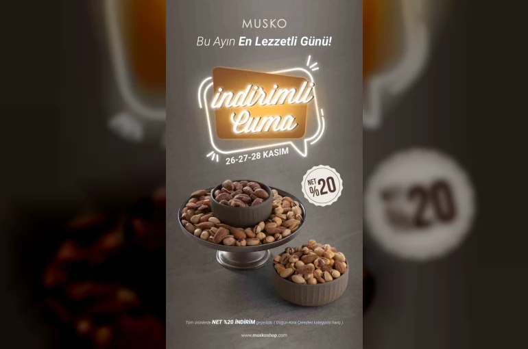 Musko Kuruyemiş’ten "Efsane Kasım" indirimleri