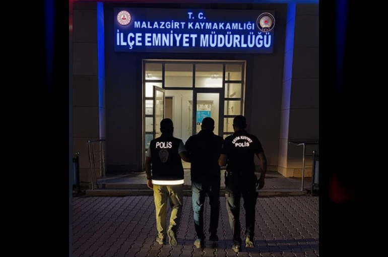 Muş’ta 10 yıl 8 ay hapis cezası bulunan firari hükümlü yakalandı
