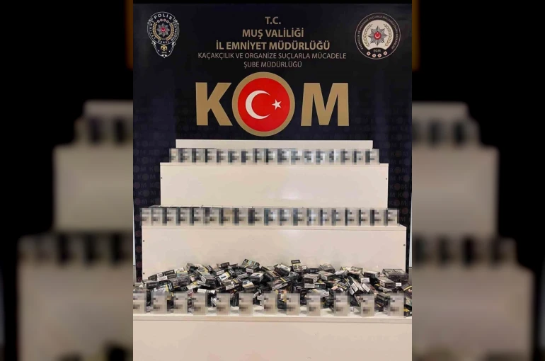 Muş’ta 499 paket kaçak sigara ele geçirildi