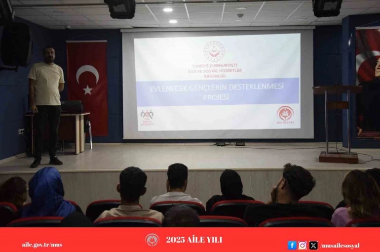 Muş’ta evlilik kredisinden faydalanacak gençlere eğitim verildi