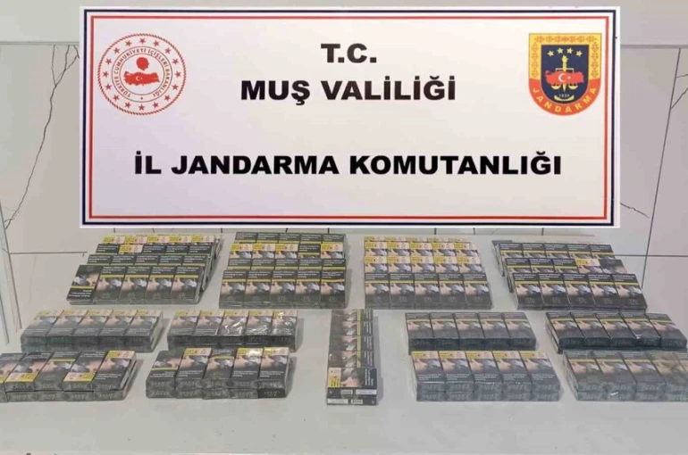 Muş’ta kaçak sigara operasyonu