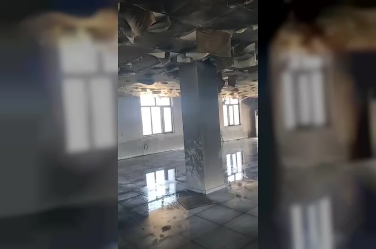 Muş’ta taziye evinde yangın çıktı
