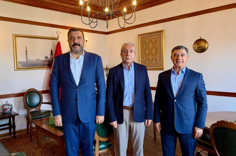 Mustafa Fidan ve Engin Yeşil’den Mehmet Mehdi Eker’e Ziyaret