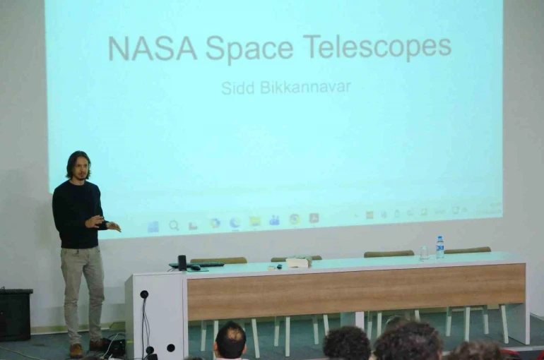 NASA Bilim İnsanı Sidd Bikkannavar öğrencileri ile buluştu