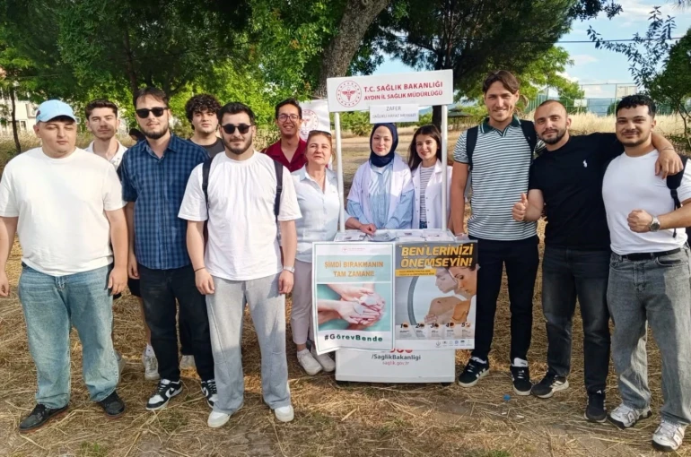 Nazilli’de cilt kanseri ve sigaranın zararlarına dikkat çekildi