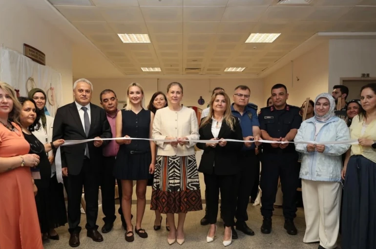 Nazilli’de TRSM danışanlarının hazırladığı eserler görücüye çıktı