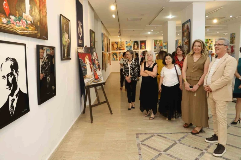 Nazilli’de yağlı boya resim sergisi açıldı 