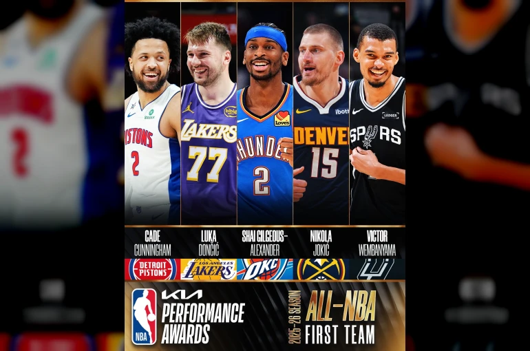 NBA’de sezonun en iyi 5’leri açıklandı