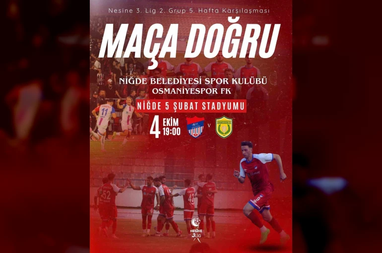 Niğde Belediyespor, Osmaniyespor maçına hazır