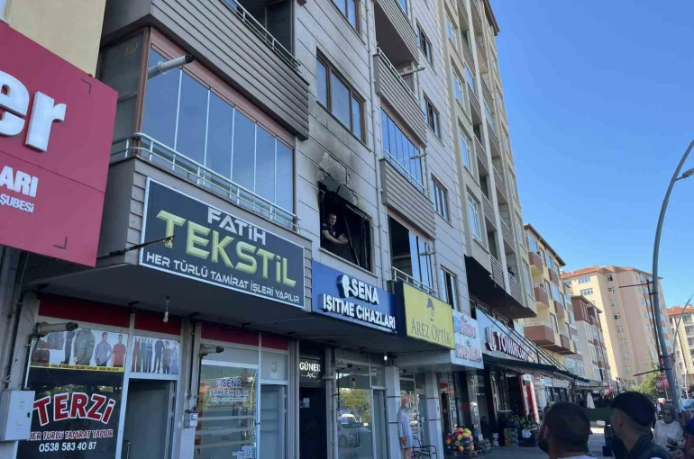 Niğde’de apartman dairesinde yangın 