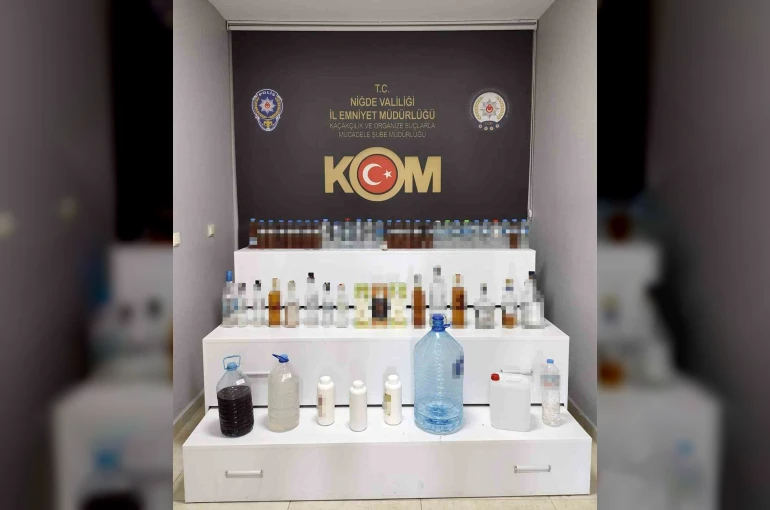 Niğde’de kaçak alkol operasyonunda 3 tutuklama